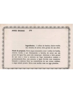 FICHARIO ANTIGO DE RECEITAS 269 E 270