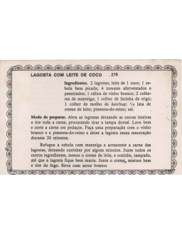 FICHARIO ANTIGO DE RECEITAS 277 E 278