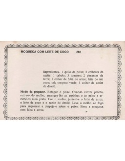 FICHARIO ANTIGO DE RECEITAS 279 E 280