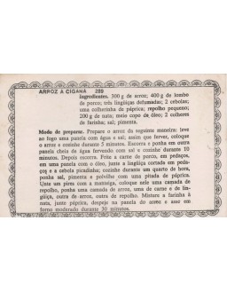 FICHARIO ANTIGO DE RECEITAS 289 E 290 