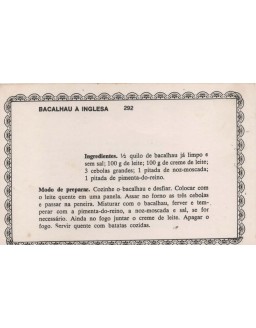 FICHARIO ANTIGO DE RECEITAS 291 E 292