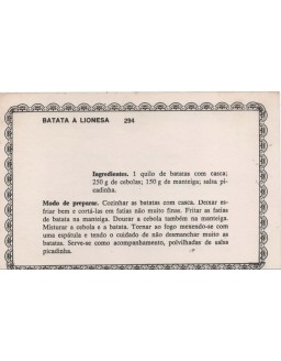 FICHARIO ANTIGO DE RECEITAS 293 E 294