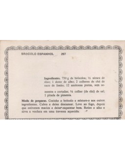 FICHARIO ANTIGO DE RECEITAS 297  E 298