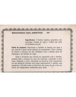FICHARIO ANTIGO DE RECEITAS 303 E 304