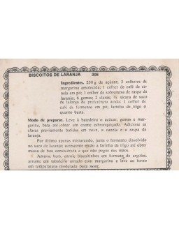 FICHARIO ANTIGO DE RECEITAS 307 E 308
