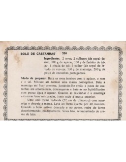 FICHARIO ANTIGO DE RECEITAS 323 E 324