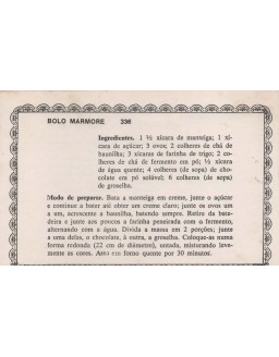 FICHARIO ANTIGO DE RECEITAS 335 E 336