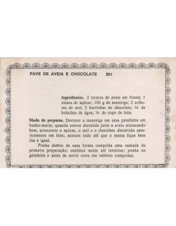 FICHARIO ANTIGO DE RECEITAS 351 E 352