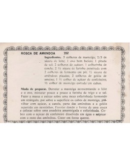 FICHARIO ANTIGO DE RECEITAS 351 E 352