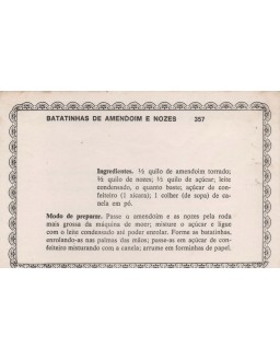 FICHARIO ANTIGO DE RECEITAS 357 E 358