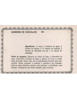 FICHARIO ANTIGO DE RECEITAS 361 E 362