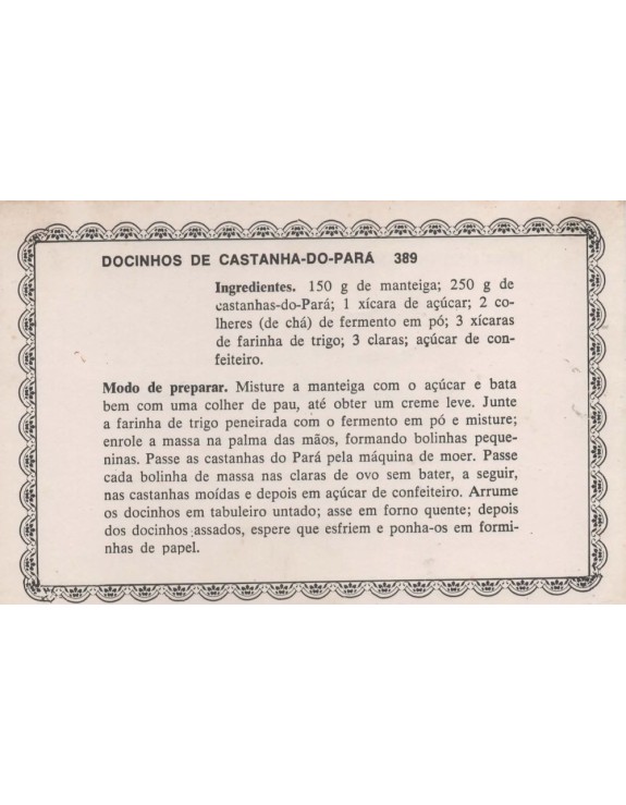 FICHARIO ANTIGO DE RECEITAS 389 E 390