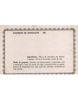 FICHARIO ANTIGO DE RECEITAS 391 E 392