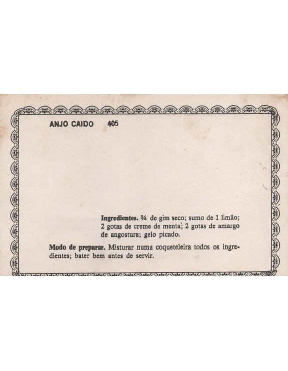 FICHARIO ANTIGO DE RECEITAS 405 E 406