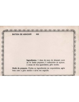 FICHARIO ANTIGO DE RECEITAS 405 E 406