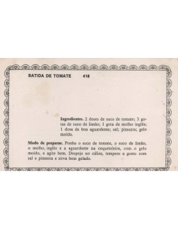 FICHARIO ANTIGO DE RECEITAS 417 E 418