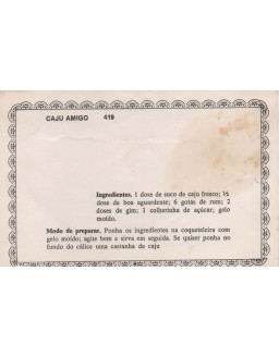 FICHARIO ANTIGO DE RECEITAS 419 E 420
