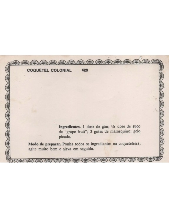 FICHARIO ANTIGO DE RECEITAS 429 E 430