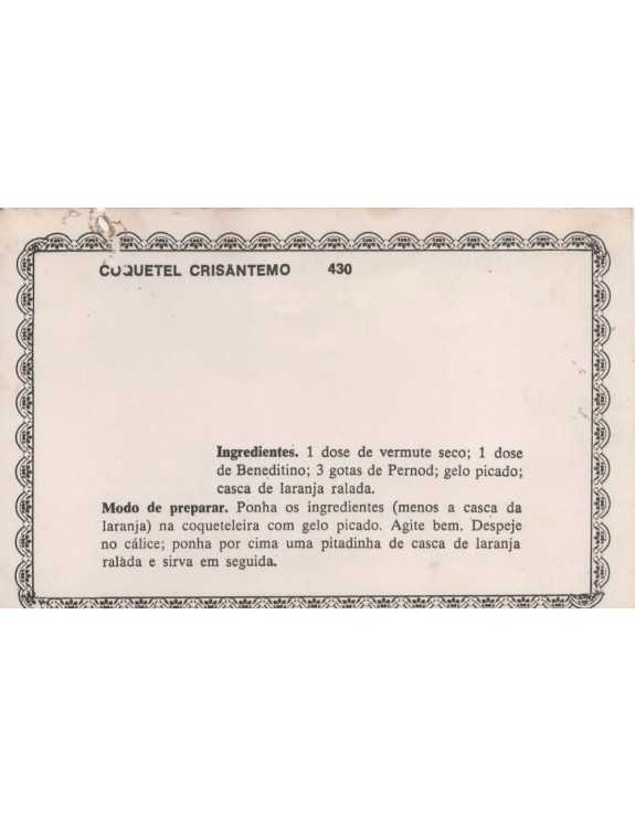 FICHARIO ANTIGO DE RECEITAS 429 E 430