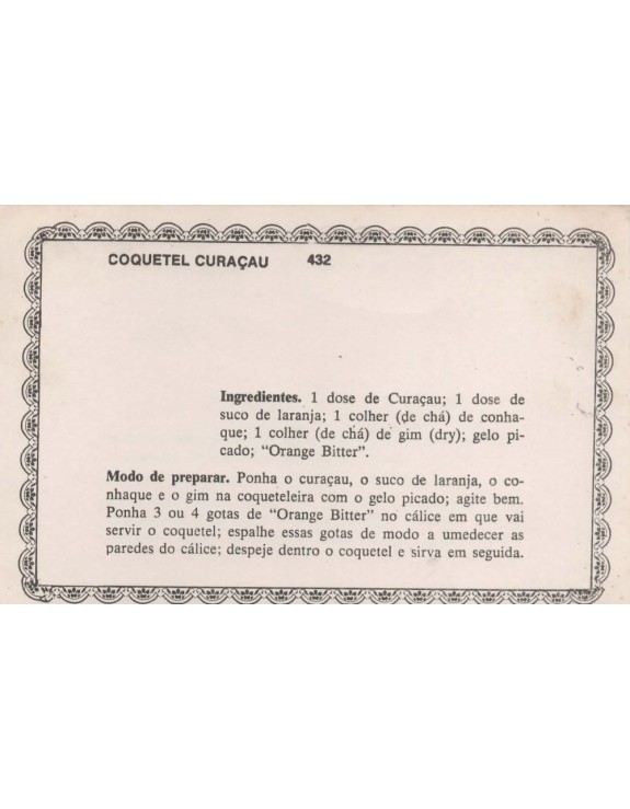 FICHARIO ANTIGO DE RECEITAS 431 E 432