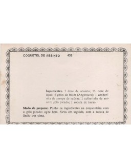 FICHARIO ANTIGO DE RECEITAS 433 E 434