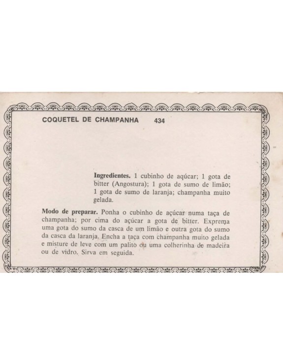 FICHARIO ANTIGO DE RECEITAS 433 E 434