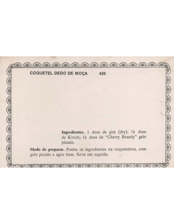 FICHARIO ANTIGO DE RECEITAS 435 E 436