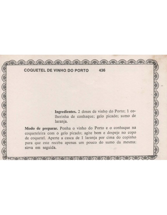 FICHARIO ANTIGO DE RECEITAS 435 E 436