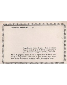 FICHARIO ANTIGO DE RECEITAS 441 E 442