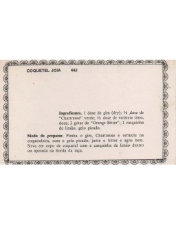 FICHARIO ANTIGO DE RECEITAS 441 E 442