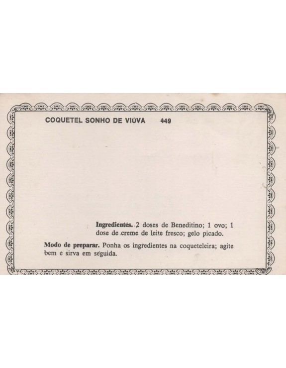 FICHARIO ANTIGO DE RECEITAS 449 E 450