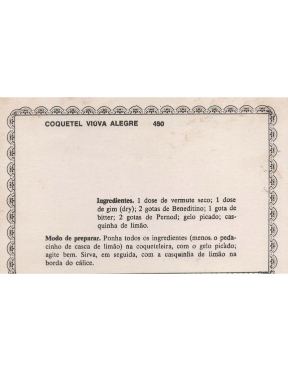 FICHARIO ANTIGO DE RECEITAS 449 E 450
