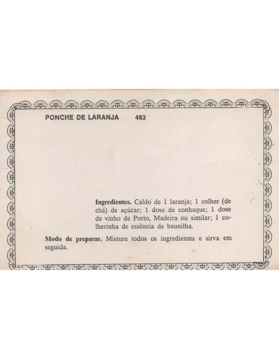 FICHARIO ANTIGO DE RECEITAS 463 E 464