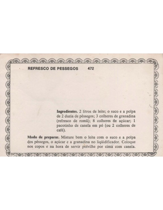 FICHARIO ANTIGO DE RECEITAS 471 E 472