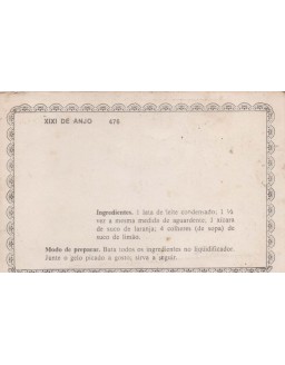 FICHARIO ANTIGO DE RECEITAS 475 E 476