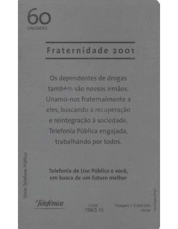 PRO-CAMPANHA DA FRATERNIDADE 2001