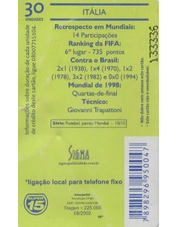 SERIE FUTEBOL PAIXAO MUNDIAL 10/15 - ITALIA