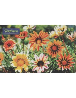 SERIE FLORES - GAZANIAS - TELEFONICA