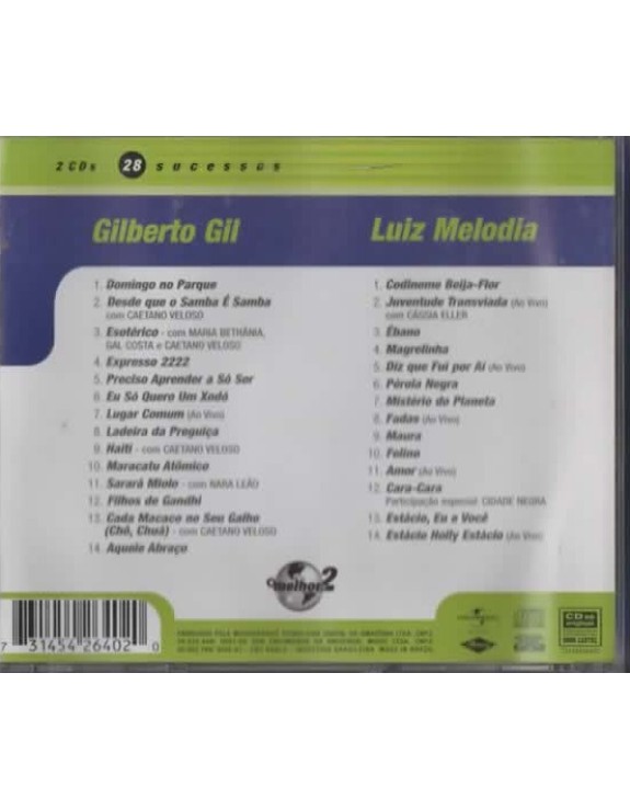 GILBERTO GIL E LUIZ MELODIA - O MELHOR DE 2