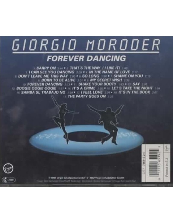 GIORGIO MORODER FOREVER DANCING