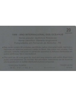 ANO INTERNACIONAL DOS OCEANOS - 1998 - GOLFINHOS ROTADORES