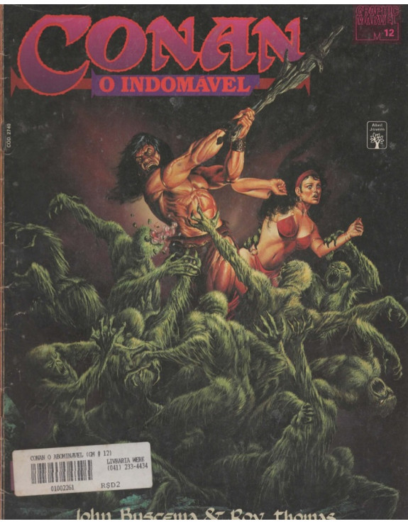 GRAPHIC MARVEL 12 CONAN O INDOMAVEL