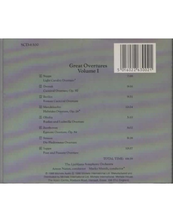 GREAT OVERTURES VOL I