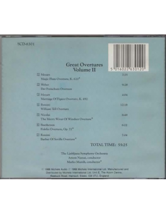 GREAT OVERTURES VOL II