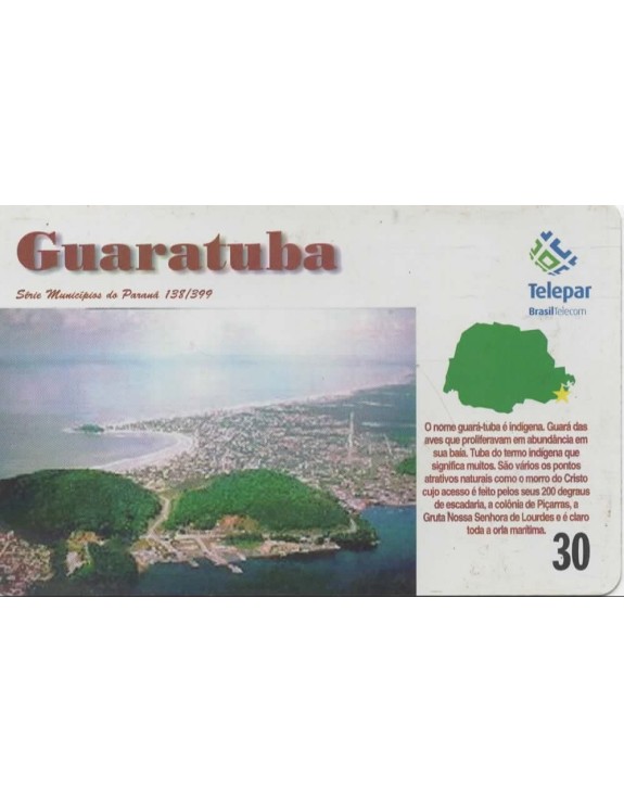 SERIE MUNICIPIOS DO PARANA 138 DE 399 - GUARATUBA