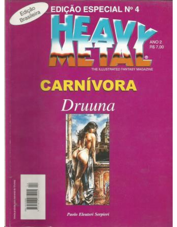 HEAVY METAL EDIÇAO ESPECIAL 04 ANO 02 CARNIVORA DRUUNA