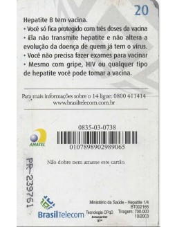 MINISTERIO DA SAUDE - HEPATITE B 1/4