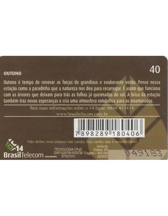 INICIO DE OUTONO 03/04 