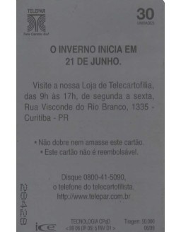 O INVERNO INICIA EM 21 DE JUNHO