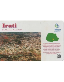 SERIE MUNICIPIOS DO PARANA 154 DE 399 - IRATI